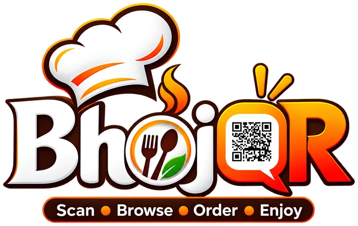 BhojQR logo – Scan, Browse, Order, Enjoy